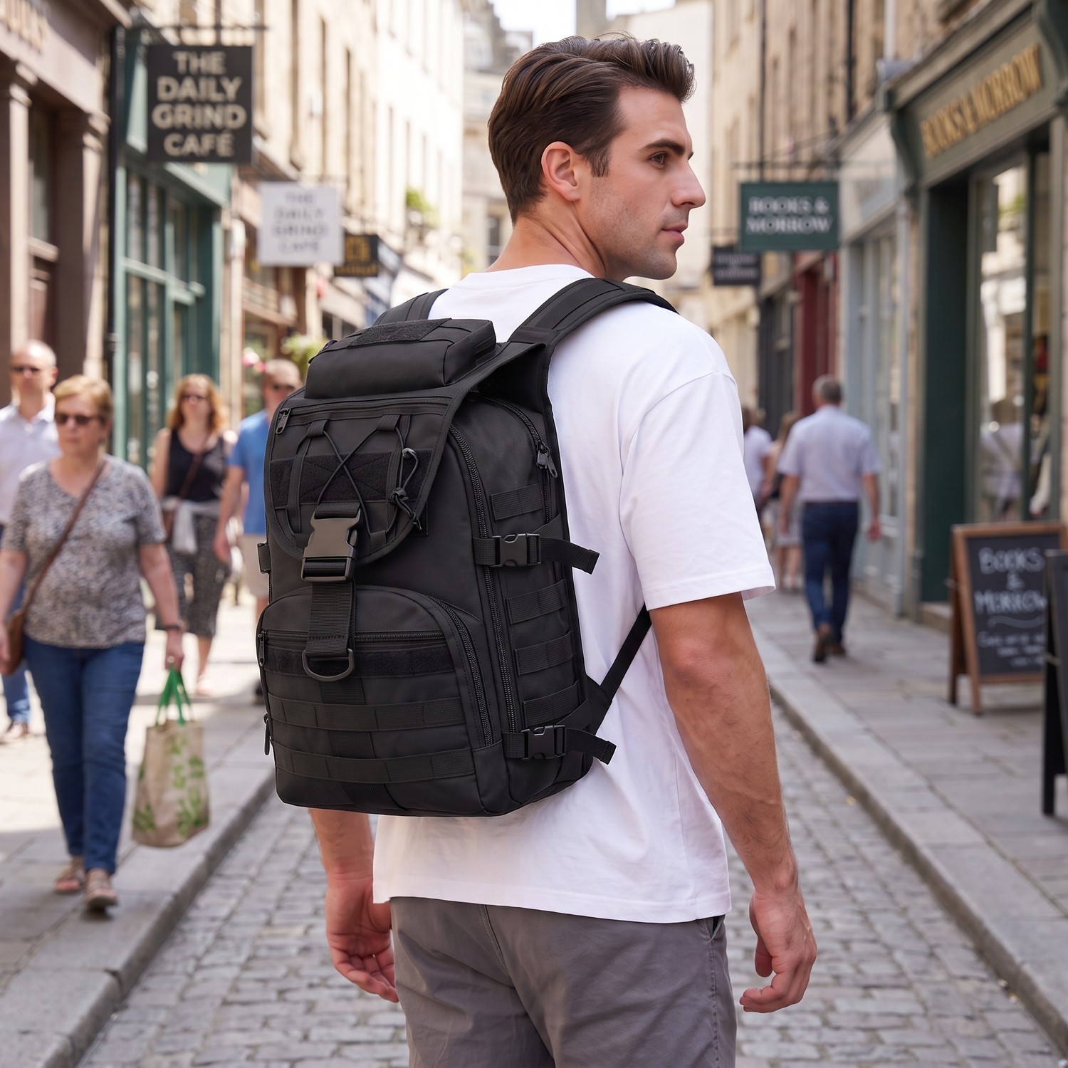 Crossfit Gym Gear - Ransel Latihan Gym 35L untuk Pria