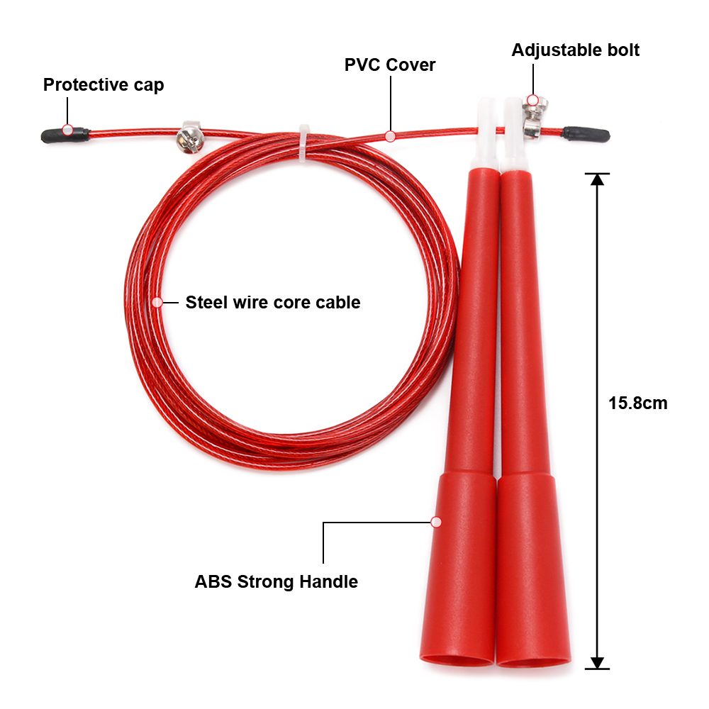 Tali Skipping PVC Profesional  - Crossfit No Equipment ulasan dan harga